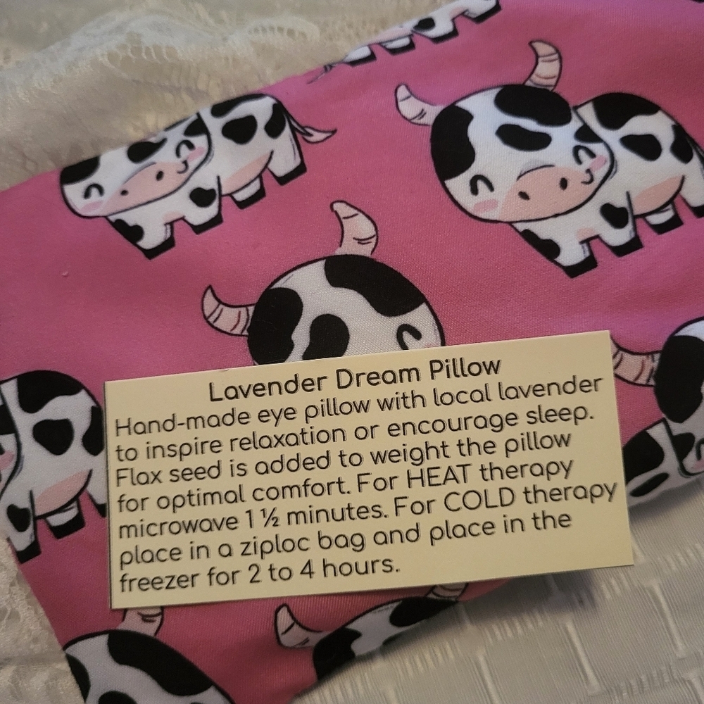 Lavender Dream/Eye Pillow Cow Print